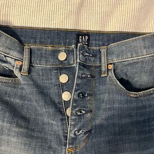 Gap Denim Button-Fly Jeans, true skinny